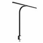 Unilux Strata Lampe de Bureau LED Ergonomique Noir 70 x 80cm avec Variation d'intensité Lumineuse et de Température de Couleur
