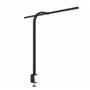 Unilux Strata Lampe de Bureau LED Ergonomique Noir 70 x 80cm avec Variation d'intensité Lumineuse et de Température de Couleur
