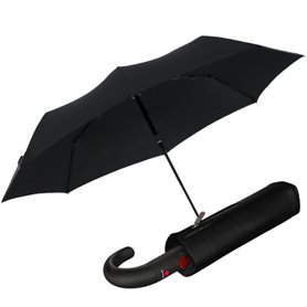 Knirps T.260 Medium Duomatic Crook Handle Black
