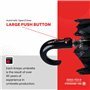 Knirps T.260 Medium Duomatic Crook Handle Black
