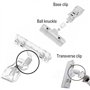 iwobi 10 Pièces Porte Etiquette Prix, Support étiquette Plastique Signe Clips de Marchandise Supporter