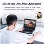 Gasea 1.1m Audio Y Splitter Câble 2 Dual 3.5mm Mâle à 3.5mm Femelle Microphone Y Splitter Jack Stéréo Adaptateur Câble Plaqué Or