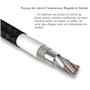 Gasea 1.1m Audio Y Splitter Câble 2 Dual 3.5mm Mâle à 3.5mm Femelle Microphone Y Splitter Jack Stéréo Adaptateur Câble Plaqué Or