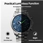 BENYAR Montre Homme Chronographe 30M Etanche Lumineuse Classique Mode Montres Bracelet en Acier Inoxydable Grand Cadran Date Ana