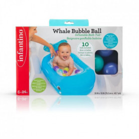 Baignoire gonflable INFANTINO Baleine - Balles de jeu et thermetre intégré - 76 49,99 €