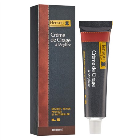 Crème de cirage à l'Anglaise brun foncé