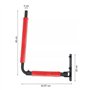 QLS Coffre de toit BOX1 - Support mural - Pour planche de surf, ski, outils de jardin - Support de matériel de sport - 57,5 x 24
