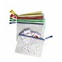 Tarifold Fr 509029- Lot de 8 Pochettes Plastique A5 Zip, Fermeture éclair Document Chemises transparentes Dossier pour Bureaux, 