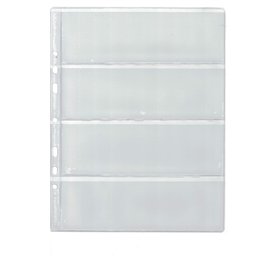COLLECTOR 10 Pages pour Album de Billets - Type 4 - pour Quatre Billets