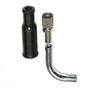 GUIDE CABLE CARBURATEUR DELLORTO SHA : COUDE + VIS + CAOUTCHOUC + ECROU MOTO MOBYLETTE SCOOTER 50CC