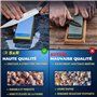S&R Pierre à Aiguiser 1000/6000 Pierre à affuter Couteaux Ciseaux Sécateurs Burins