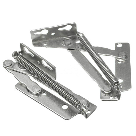 Charnières doubles à ressort BE-Tool - 1Paris - Lisses et silencieuses - 80 degrés - Charnières de porte supérieure pour canapé