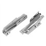 Charnières doubles à ressort BE-Tool - 1Paris - Lisses et silencieuses - 80 degrés - Charnières de porte supérieure pour canapé,
