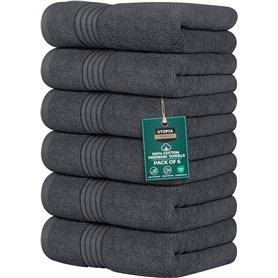 Utopia Towels - Lot de 6 Serviettes de Toilette de Luxe