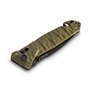 TB Outdoor - Couteau CAC® - Couteau Armée Française - Survie et Outdoor - Lame Lisse Anti-Corrosion - avec Coupe Sangle - Manche