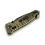 TB Outdoor - Couteau CAC® - Couteau Armée Française - Survie et Outdoor - Lame Lisse Anti-Corrosion - avec Coupe Sangle - Manche