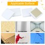 Favengo 4 Pcs Clips de Rideau de Douche Auto-adhésifs Clips d'arrêt De Bains Salle U Clips Anti-éclaboussures Clips d'arrêt de R