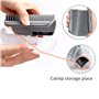 Mein HERZ 2 Pcs Chats Brosse Peigne Fournitures, Brosse d’Angle de toilettage et Massage pour Chat avec Herbe à Chat pour Chat G
