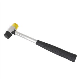 Alomejor Multifonctionnel Fret Marteau Guitare À Double Tête Frette Marteau Outil À Main DIY avec Caoutchouc en Plastique pour L