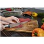 alpina Set de Couteaux 5 Pièces : Comprenant un Couteau à Pain et un Couteau de Chef - Inox/Polypropylène