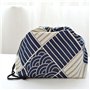 UPKOCH 3pcs fourre-tout cordon de serrage pochette bento de rangement portable bento sacs à lunch pratiques pour l'école de bure