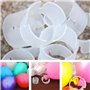 Nanxin Lot de 50 Connecteurs pour Fête De Mariage Décoration, Ballon connecteurs Arch Clip boucle de ballon