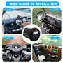 velex Récepteur stéréo étanche Bluetooth Marine Composants de Haut-Parleur avec Lecteur MP3 sur Radio Dab+/AM/FM et USB pour Str