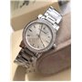 Swiss Rare Diamonds BU9220 Montre bracelet en acier inoxydable pour femme Cadran argenté 26 mm
