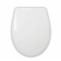 ABATTANT WC COMPATIBLE | FORME O UNIVERSELLE | FACILE INSTALATION ET NETTOYAGE | CHARNIERE INOX | LUNETTE TOILETTE RÉSISTANT AUX