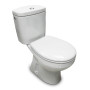 ABATTANT WC COMPATIBLE | FORME O UNIVERSELLE | FACILE INSTALATION ET NETTOYAGE | CHARNIERE INOX | LUNETTE TOILETTE RÉSISTANT AUX