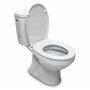 ABATTANT WC COMPATIBLE | FORME O UNIVERSELLE | FACILE INSTALATION ET NETTOYAGE | CHARNIERE INOX | LUNETTE TOILETTE RÉSISTANT AUX