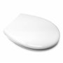 ABATTANT WC COMPATIBLE | FORME O UNIVERSELLE | FACILE INSTALATION ET NETTOYAGE | CHARNIERE INOX | LUNETTE TOILETTE RÉSISTANT AUX