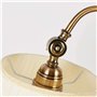 ACMHNC Lampadaire Sur Pied Salon, Lampe Sur Pied Vintage Dimmable avec Télécommande, 3000k-6000k, E27 Lampadaire Salon Doré avec