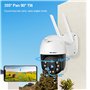 GENBOLT 3G/4G LTE Caméra Surveillance Extérieure Carte Sim, 24/7 Enregistrement Camera sans WiFi à Brancher Fillare PoE Vidéosur