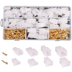 Rantecks ​​380PCS 2.8mm Automobile Connecteur Kit 2 3 4 6 Broches Fil Électrique Connecteurs Kit pour Moto Moto Voiture Bateaux