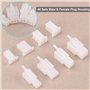 Rantecks ​​380PCS 2.8mm Automobile Connecteur Kit 2 3 4 6 Broches Fil Électrique Connecteurs Kit pour Moto Moto Voiture Bateaux 