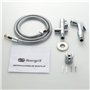 Ibergrif - Douche WC Set avec Flexible, Support, Douchette, Chromé