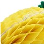 Happium Ananas Lot de 3 décorations en nid d'abeille en papier de 14 pouces Décorations en boule de papier d'ananas pour fête à