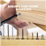 BIBURY Multitools, 14 en 1 Pince Multifonctions avec Lampe de Poche LED, Outil de Poche en Acier inoxydable,Multifonctions Coute