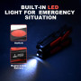 BIBURY Multitools, 14 en 1 Pince Multifonctions avec Lampe de Poche LED, Outil de Poche en Acier inoxydable,Multifonctions Coute