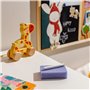 Creative Home 60 x 40 cm Tableau Liege Mural, Tableau Magnétique Aimanté et Tableau Craie Noir Ardoise Murale | Inclus Éponge, A
