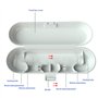Étui pour brosse à dents électrique, boîtier de voyage pour portable avec support de boîtier de brosse à dents électrique compat