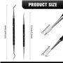 FERYES Outils pour ongles incarnés, Lime à ongles et Lime à ongles pour le traitement des ongles incarnés – Acier inoxydable de 
