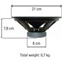 PLUG & SOUND 1 Enceinte S-88 Enceinte woofer 20,00 cm 200 mm 8" 75 Watts rms 150 Watts impédance Max 8 ohm Maison sensibilité 92