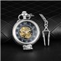 MICGIGI Montre de Poche mécanique à remontage Manuel pour Homme/Femme