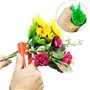 Woohome 5 PCS Arrangement de Fleurs Roses, Sécateur à Jardin, Décapant à Roses en Plastique, Dissolvant D'épines en Metal et Gan