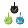 Lot de 3 éponges Chat