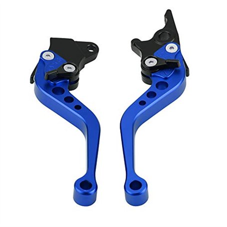 Hlyjoon Moto 2pcs 22mm 7/8" CNC En Aluminium Moto Embrayage Tambour De Frein Levier Poignée Pièces De Rechange Fit pour Moto Uni