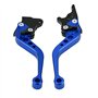 Hlyjoon Moto 2pcs 22mm 7/8" CNC En Aluminium Moto Embrayage Tambour De Frein Levier Poignée Pièces De Rechange Fit pour Moto Uni
