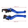 Hlyjoon Moto 2pcs 22mm 7/8" CNC En Aluminium Moto Embrayage Tambour De Frein Levier Poignée Pièces De Rechange Fit pour Moto Uni